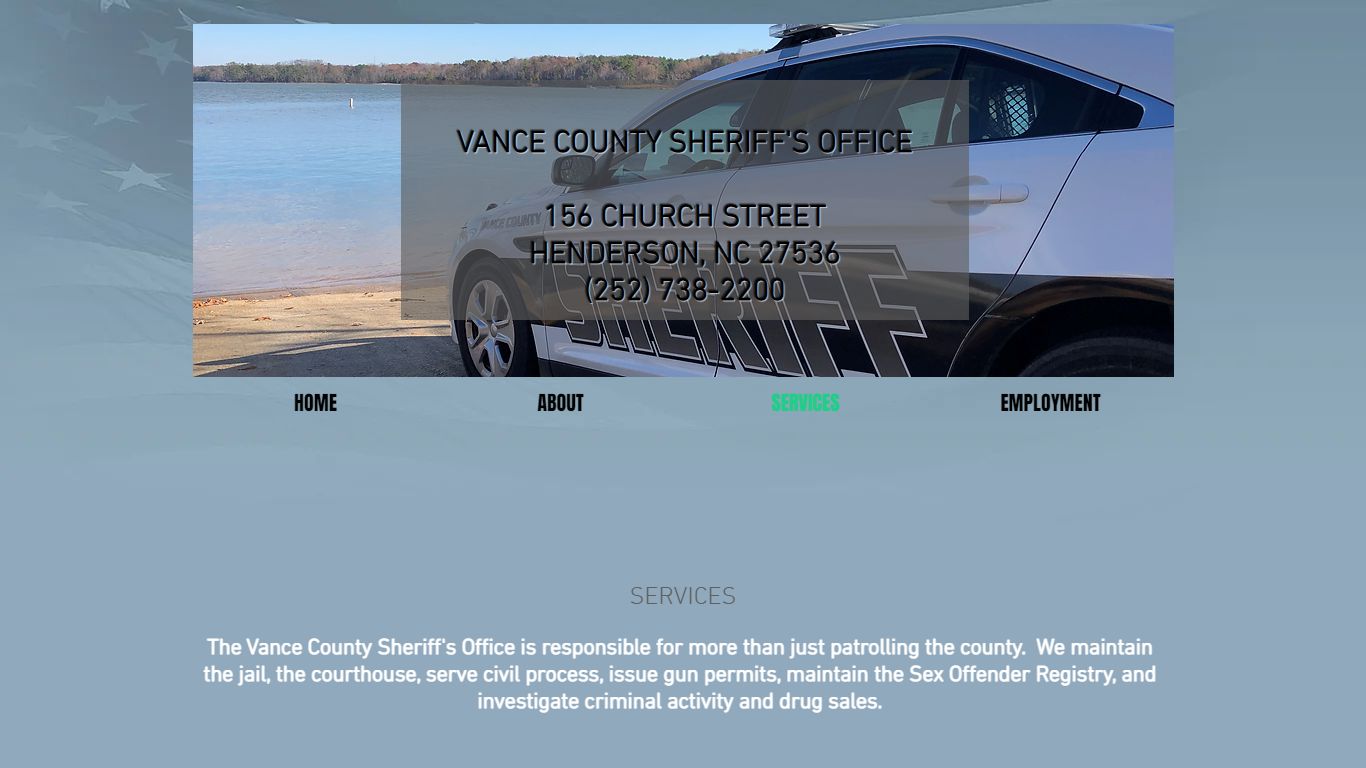 SERVICES | vancecountysheriff